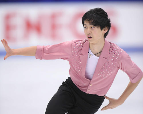 NHK杯　男子フリーで演技する島田（撮影・加藤諒）