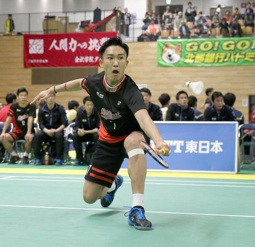桃田賢斗（2019年11月2日撮影）