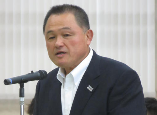 JOC山下泰裕会長（2019年8月7日撮影）