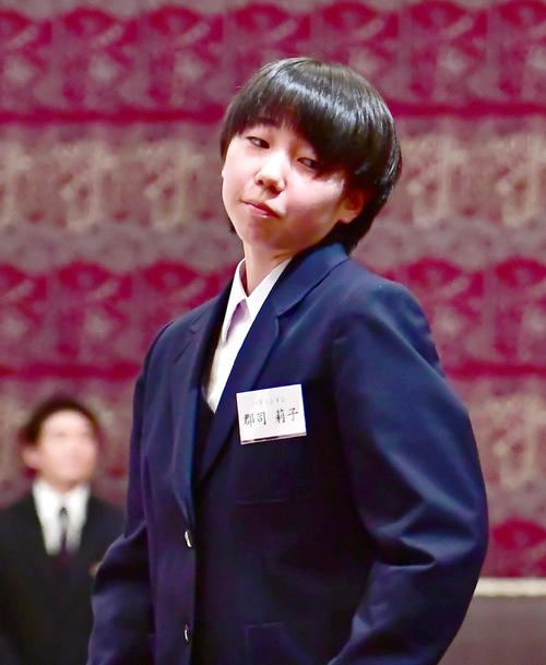 バドミントン郡司莉子（2017年9月6日撮影）