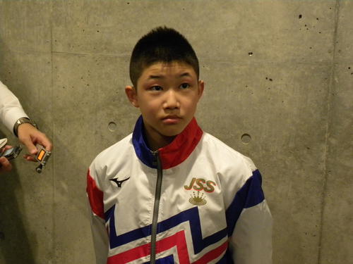 飛び込みの日本代表合宿に参加した玉井陸斗（撮影・松本航）