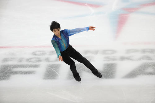 フィギュア　グランプリ・ファイナル2019　ジュニア男子ショートプログラムで演技をする鍵山優真（撮影・PNP）