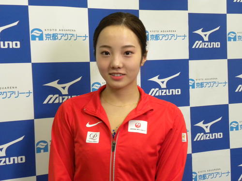 京都府総体の選手権女子を制した本田真凜（撮影・松本航）