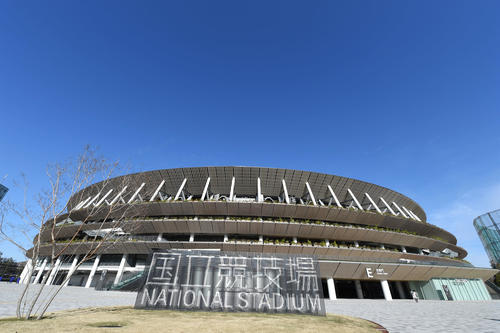 国立競技場（2019年12月15日撮影）