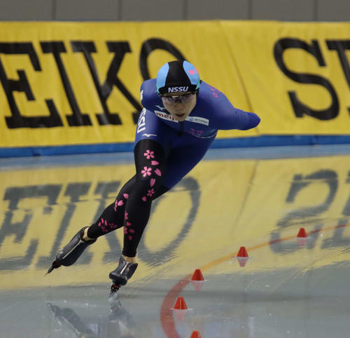 女子3000メートルで国内最高記録をマークした高木美（撮影・保坂果那）
