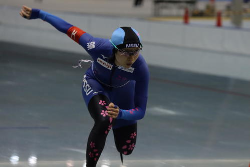 女子1500メートルで国内最高記録をマークした高木美（撮影・保坂果那）