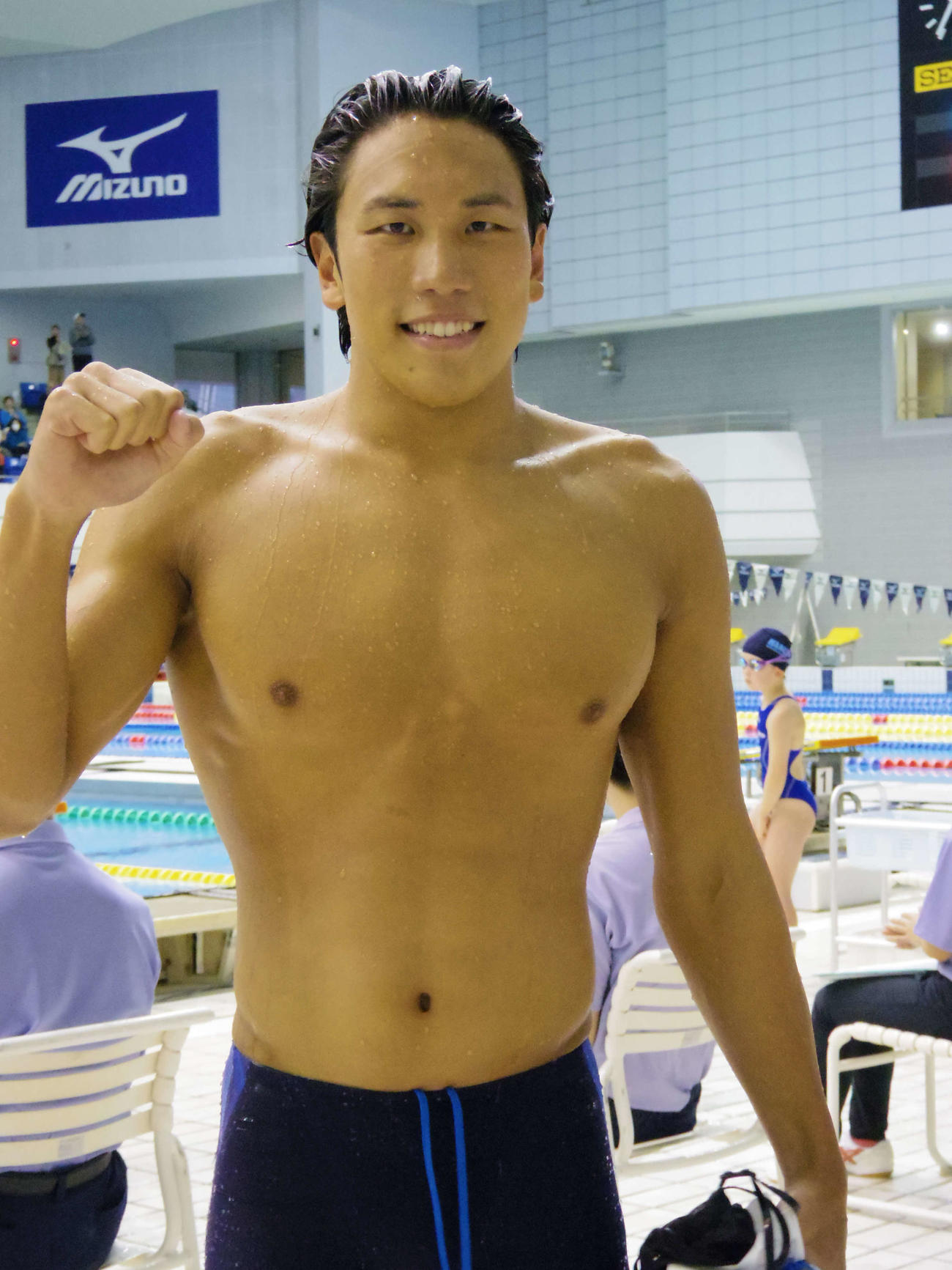 松元 カツオ が新年初レースで短水路日本新記録 水泳 日刊スポーツ