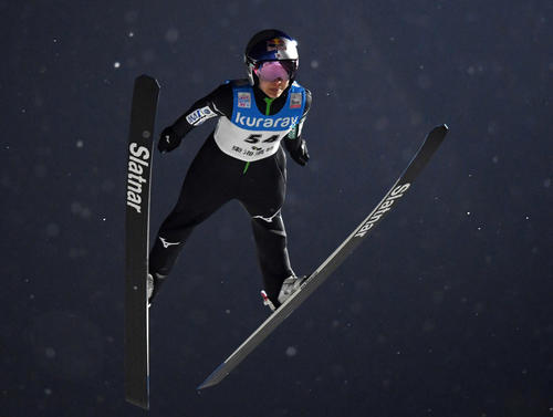 予選を2位で通過した高梨（撮影・横山健太）