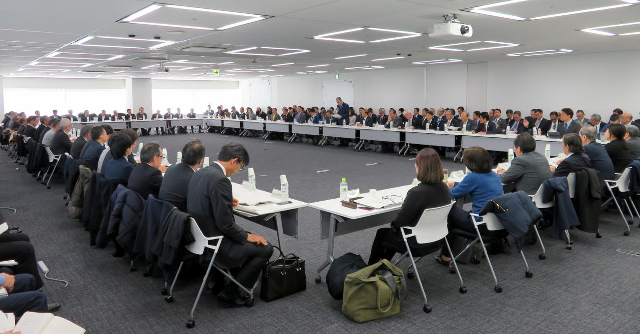 都内で行われた東京五輪・パラリンピック国内競技団体（NF）協議会