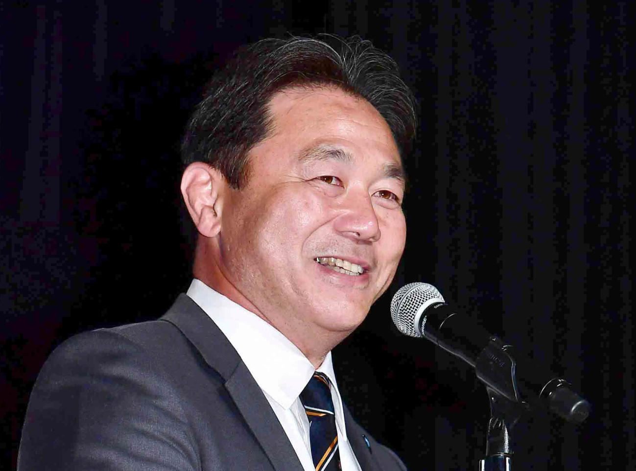 日本ラグビー協会の清宮克幸副会長（2019年7月4日撮影）