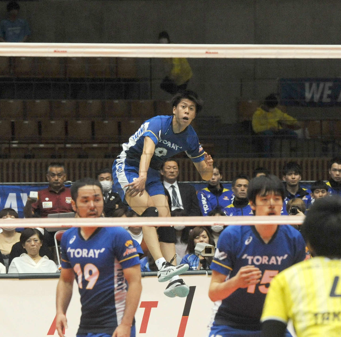 第3セットに躍動した東レの富田