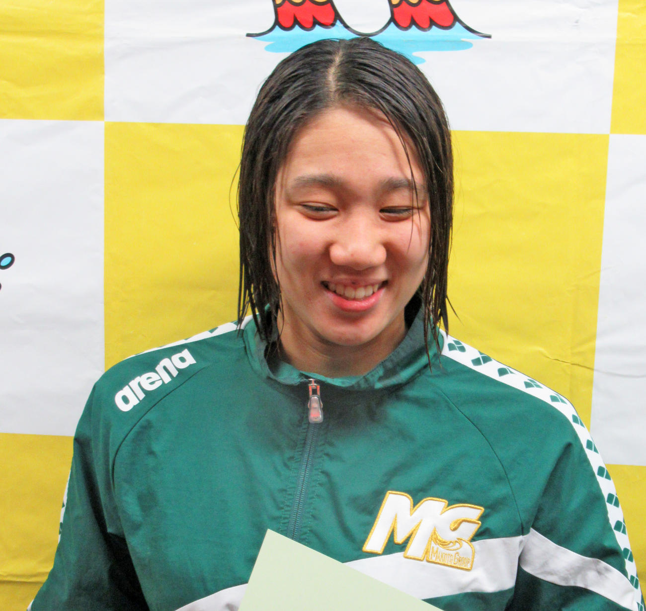 きらら杯で女子800メートルを制した難波（撮影・実藤健一）