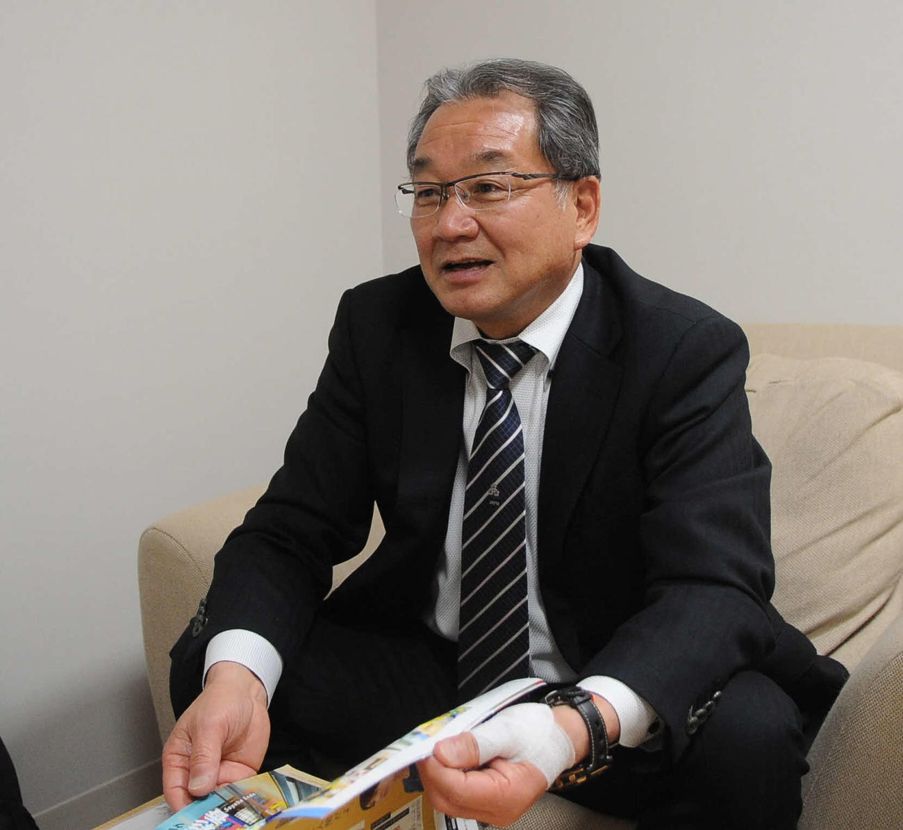 今後の抱負を語る谷崎監督