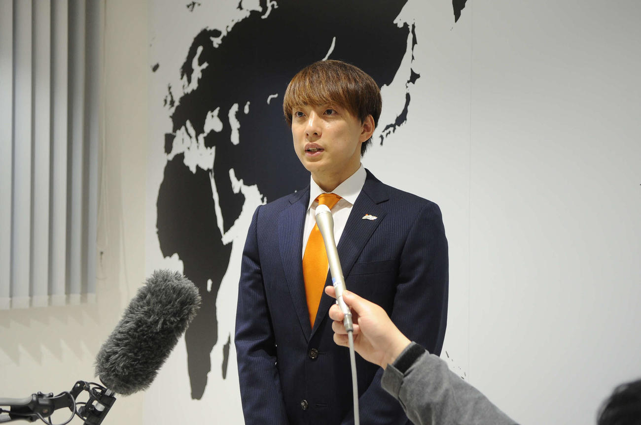 リーグ戦中止について心境を語る五十嵐