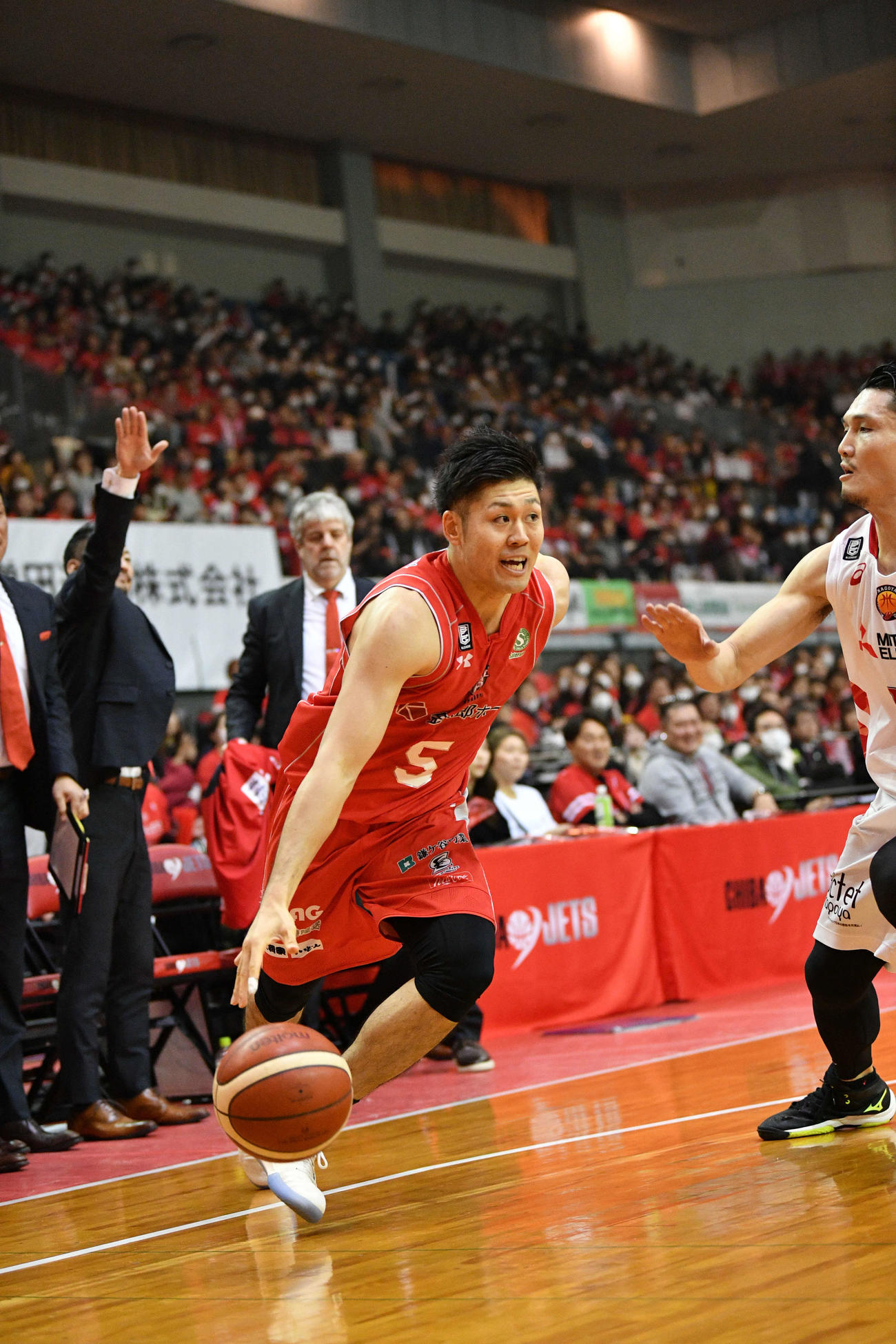 Bリーグ選手会長の田口（千葉ジェッツ提供）