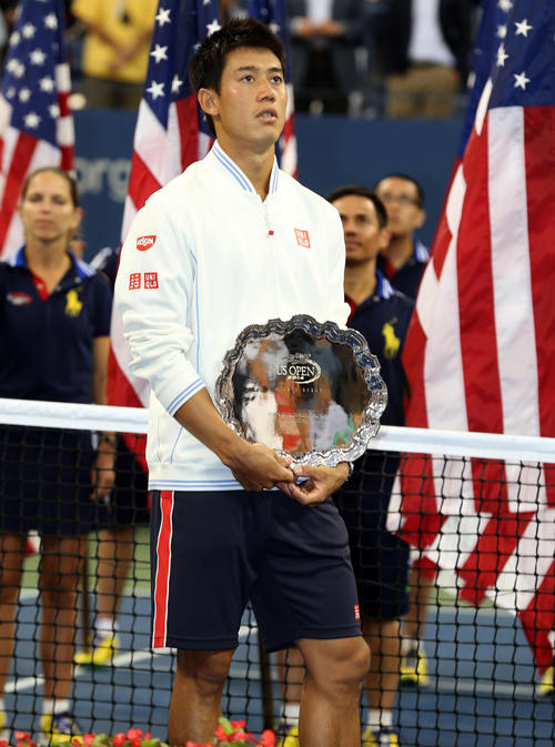 UNIQLO 錦織圭 テニスジャケット 2014全米オープンモデル　L size ユニクロ 錦織圭 2014年全米オープン 準優勝モデル Lサイズ ユニクロ