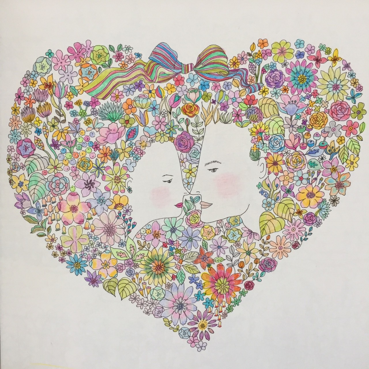 浅田さん作成の「おとなの塗り絵」