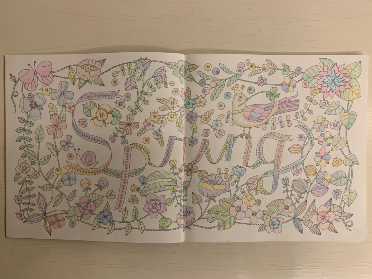 浅田さん作成の「おとなの塗り絵」
