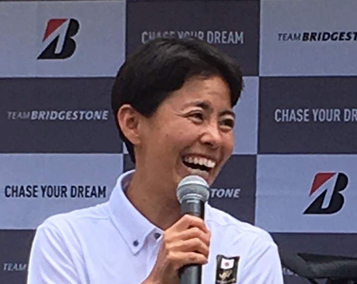 トライアスロンの上田藍（2019年5月19日撮影）