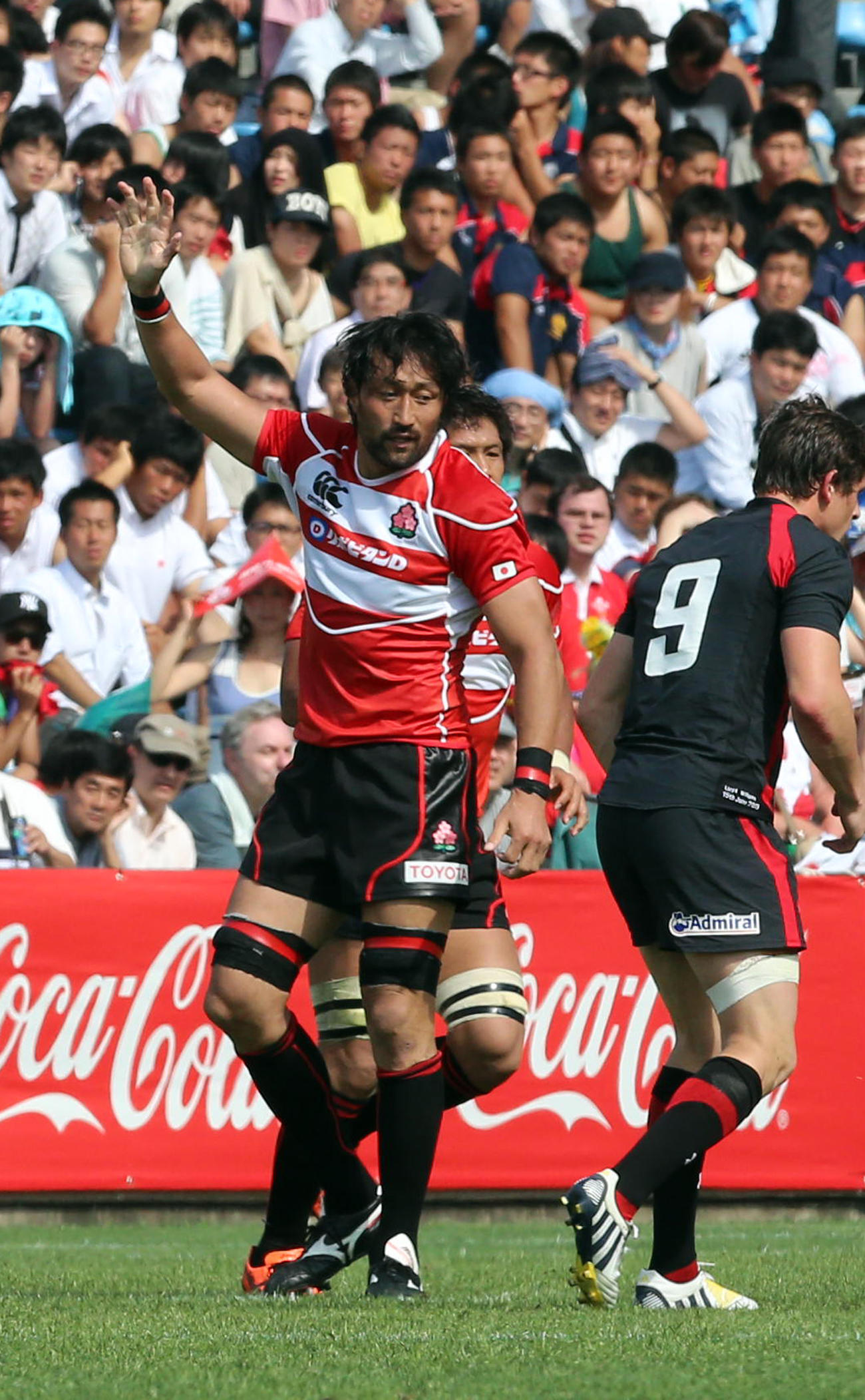 親善試合のウェールズ戦に出場した大野（2013年6月15日撮影）
