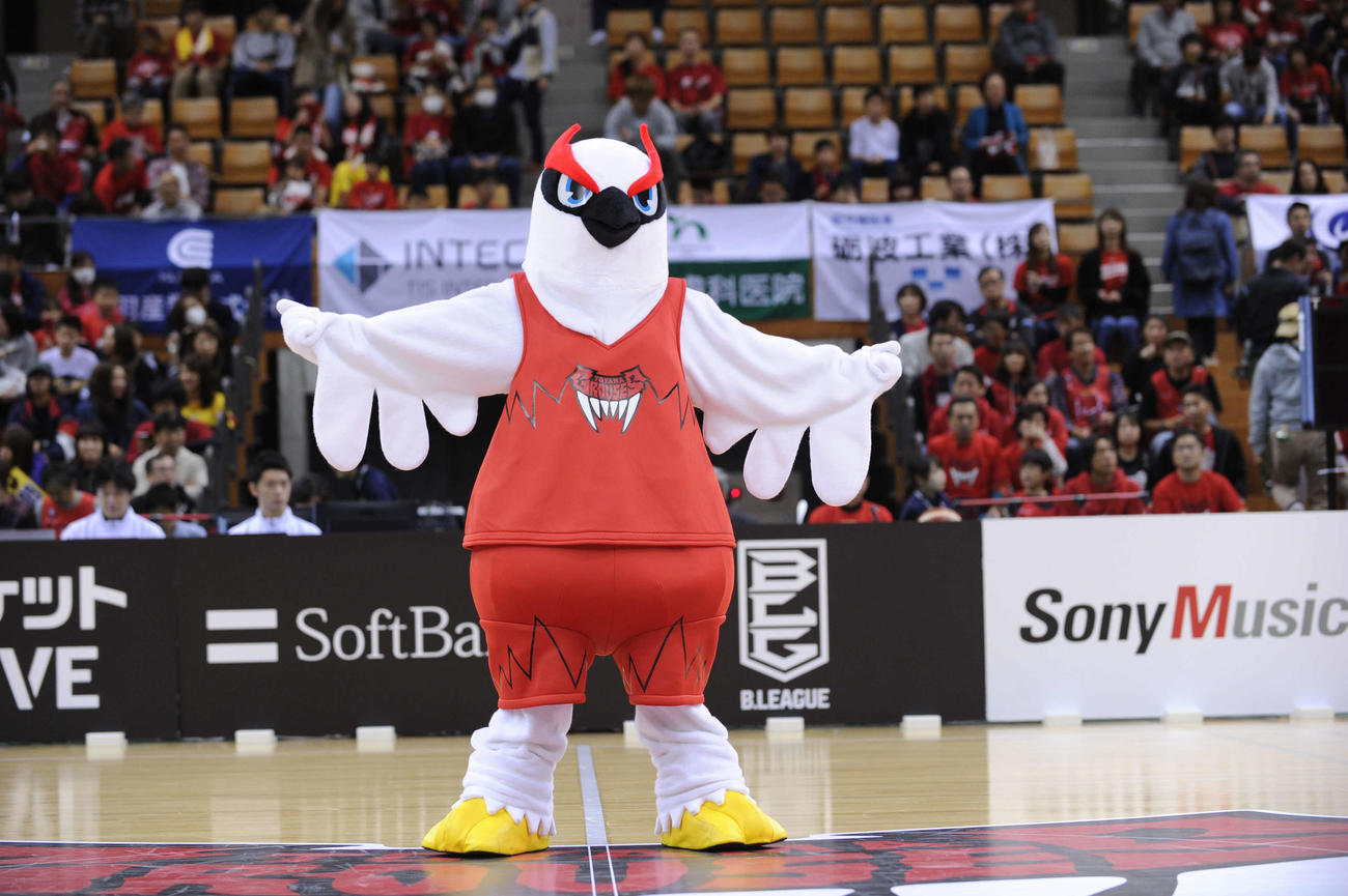 第3回Bリーグマスコット総選挙14位のグラッキー（富山）(C)B.LEAGUE富山