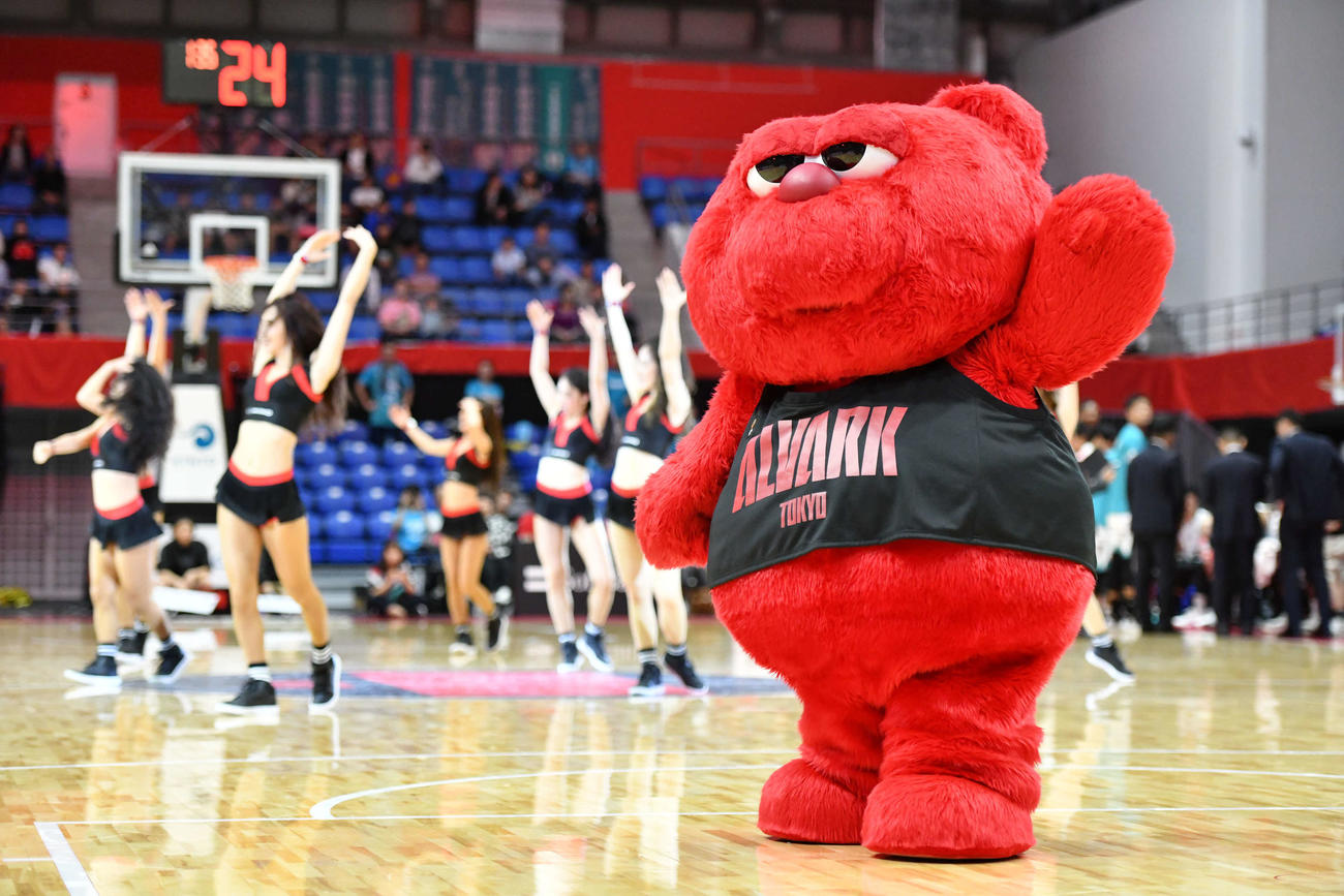 第3回Bリーグマスコット総選挙5位だったルーク（A東京）(C)B.LEAGUE
