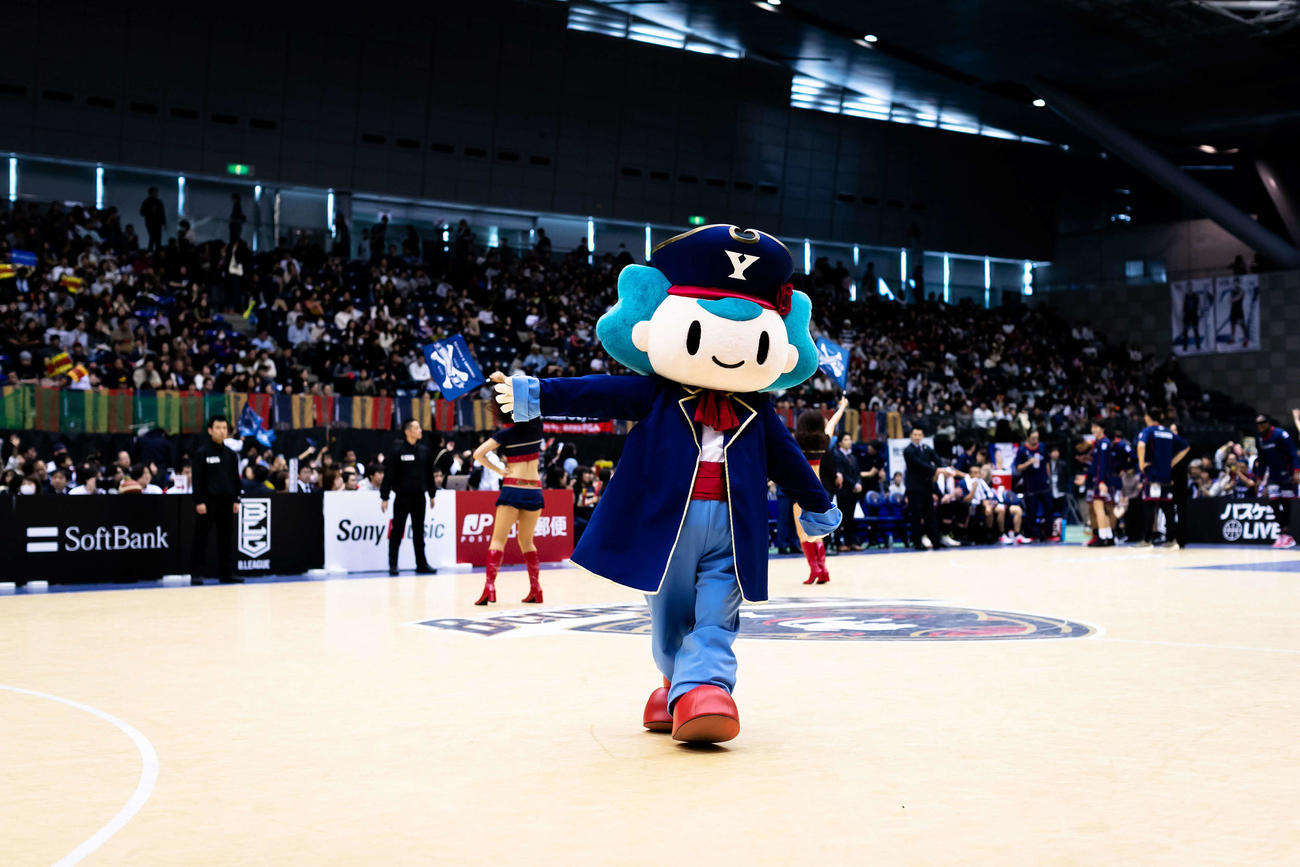 第3回Bリーグマスコット総選挙8位だったコルス（横浜）(C)B.LEAGUE