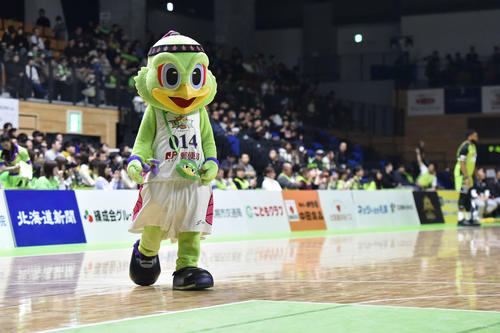 第3回Bリーグマスコット総選挙で10位だったレバード（北海道）(C)B.LEAGUE