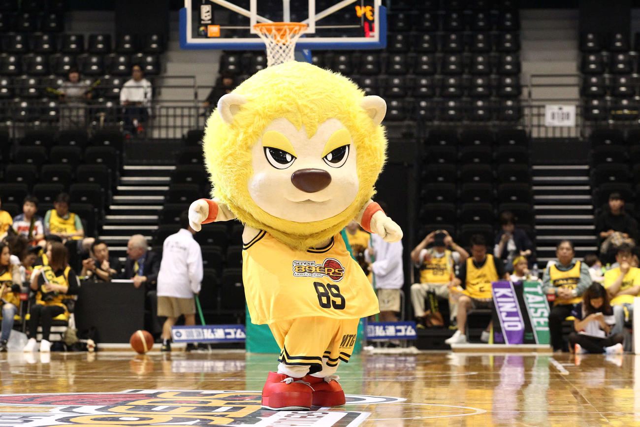 第3回Bリーグマスコット総選挙13位のティナ（仙台）(C)B.LEAGUE
