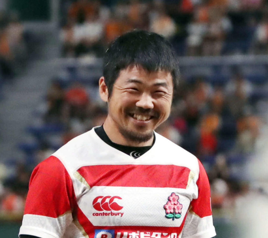 ラグビー日本代表SH田中史朗（2019年8月28日撮影）