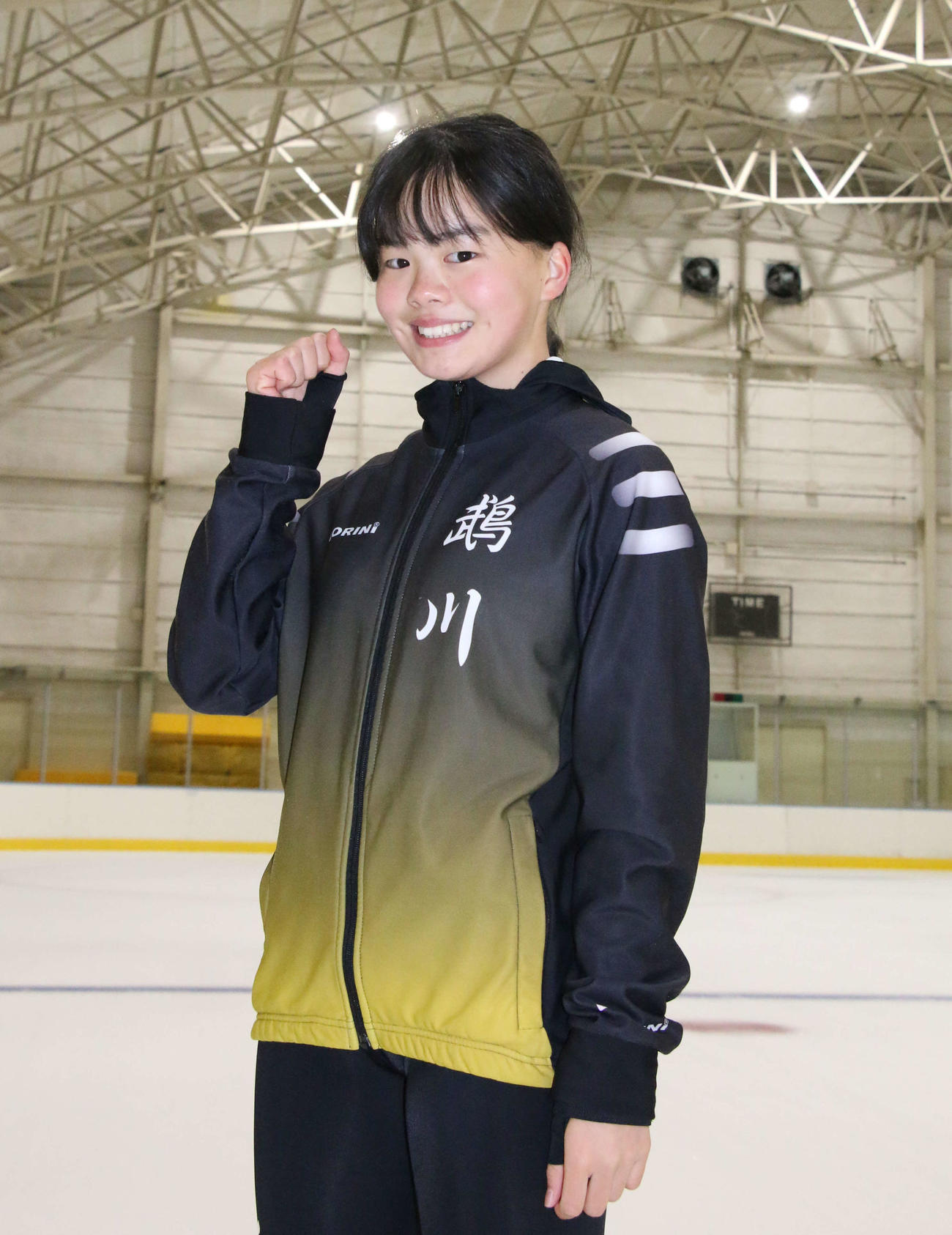 将来の五輪出場を目指してスケートに打ち込む田畑妃毬（撮影・浅水友輝）