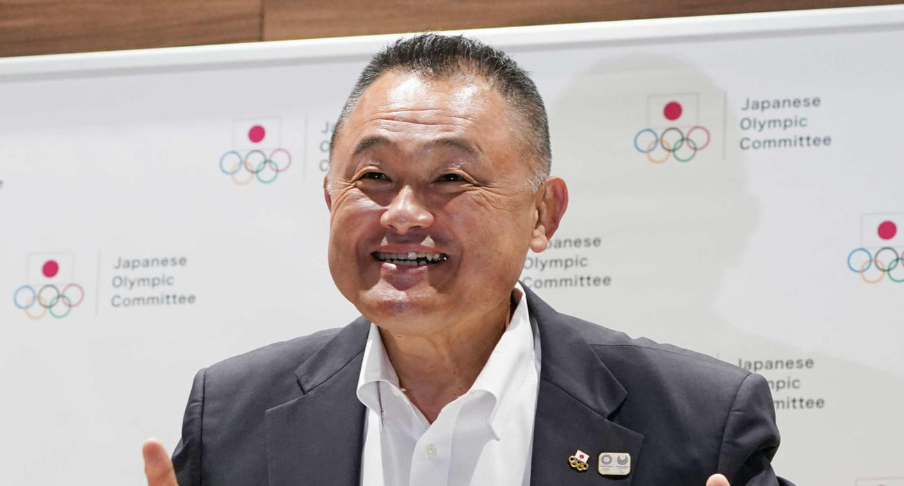 JOC山下会長（20年7月撮影）