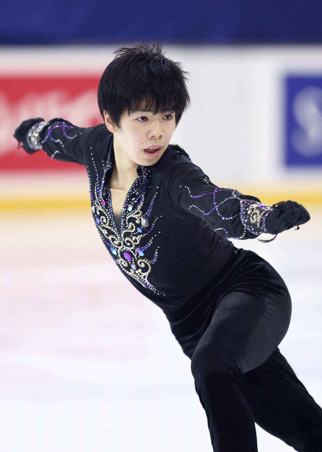 「ドリーム・オン・アイス」でフリーの演技を披露する佐藤駿（代表撮影）