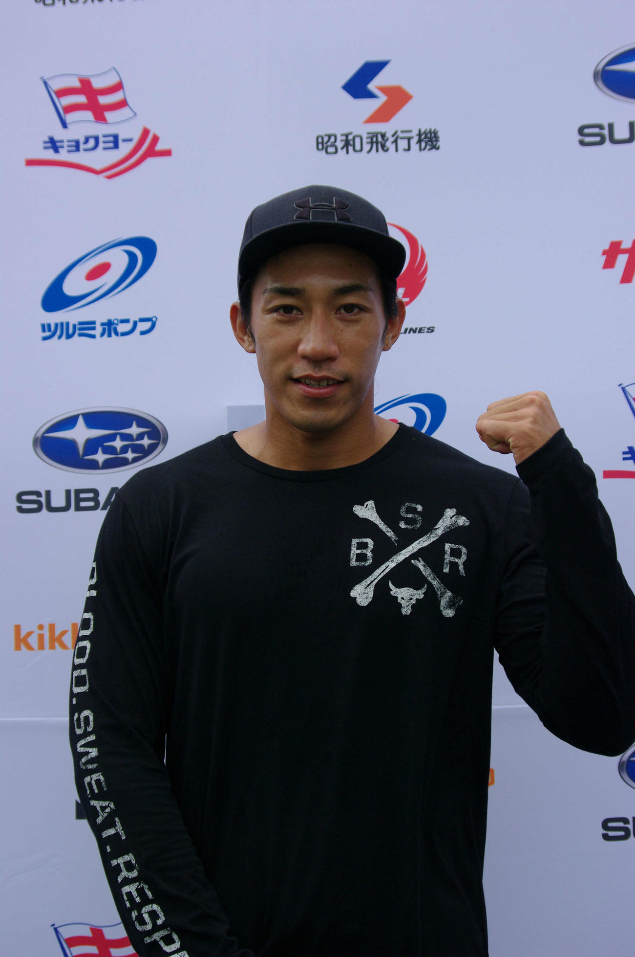 カヌー・スプリント日本選手権で男子カヤックシングル2連覇を果たした小松（撮影・奥岡幹浩）