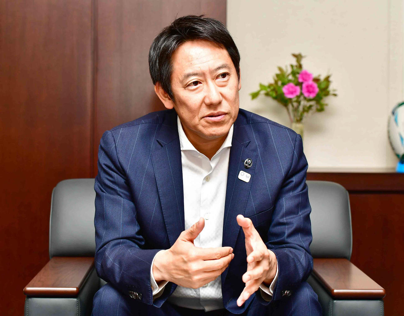 スポーツ庁の鈴木大地長官（2019年6月12日撮影）