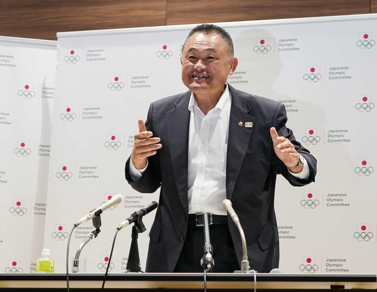 全柔連の山下会長（20年7月14日撮影）