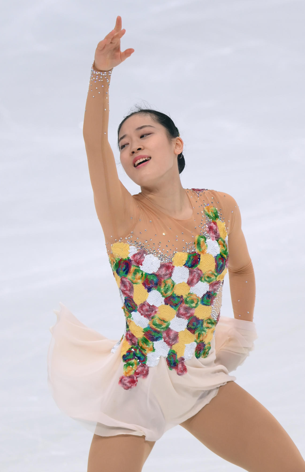 ジャパンオープンで演技する川畑和愛（代表撮影）