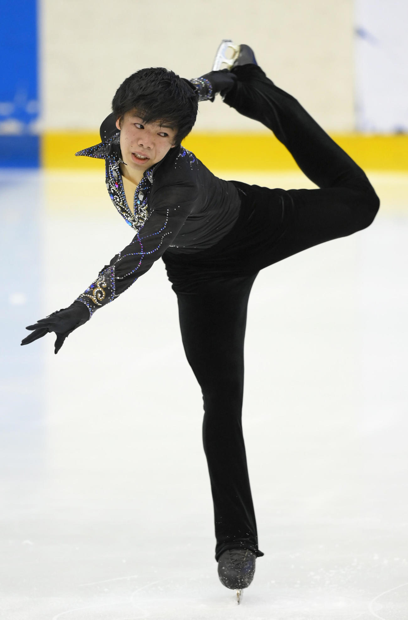 フィギュアスケート関東選手権　最終日　男子フリー　演技する佐藤駿（代表撮影）