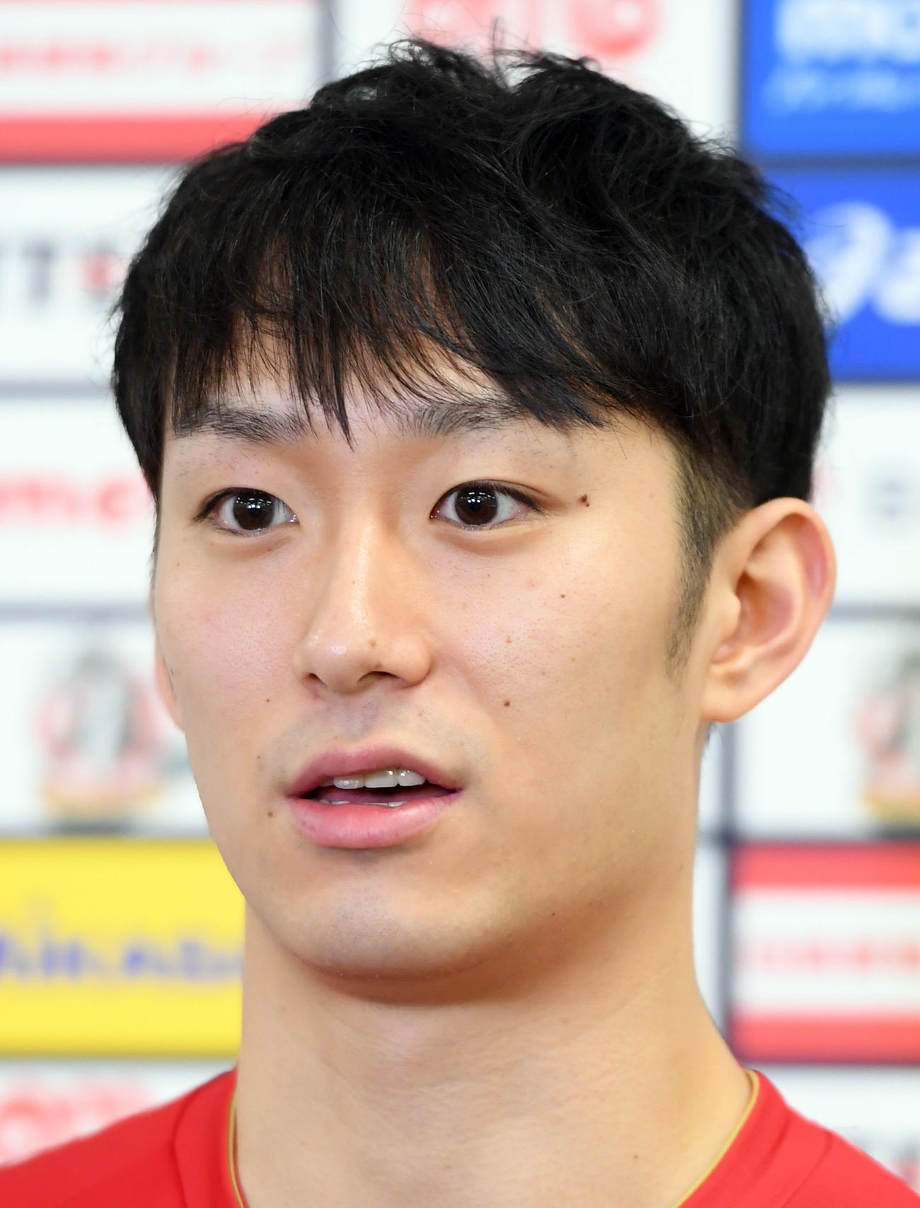 バレーボール男子日本代表の柳田将洋（2018年8月27日撮影）