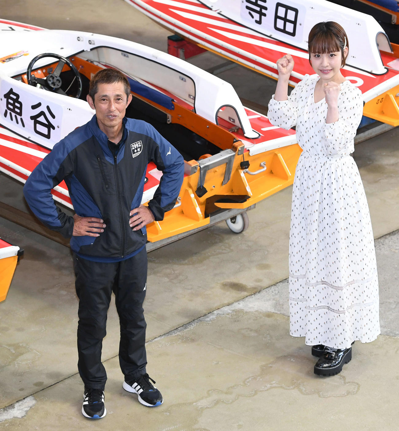 今村豊とタレントの日乃陽菜美（2020年5月20日）