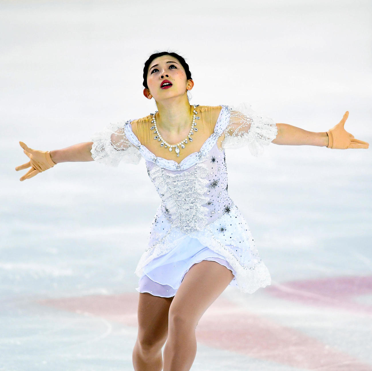 フィギュア東京選手権　女子SPで演技する永井優香（代表撮影）