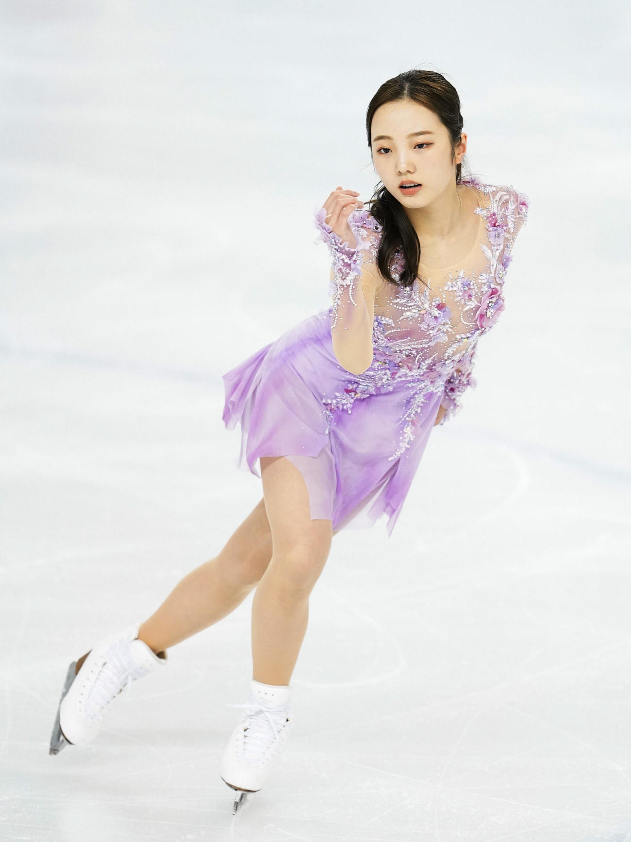 フィギュア東京選手権　女子フリー　女子フリーの演技をする本田真凜（代表撮影）