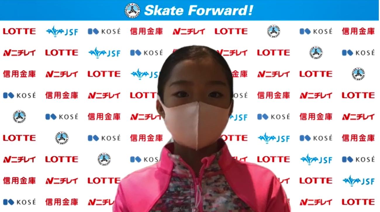 東北・北海道選手権ノービスA女子を制した中井亜美