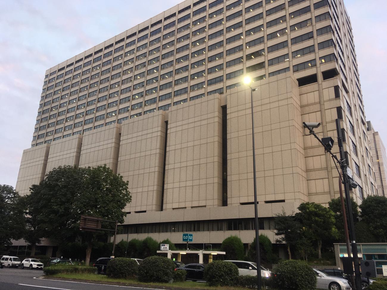 全日本柔道連盟に損害賠償を求めた訴訟が行われた東京地裁（撮影・峯岸佑樹）