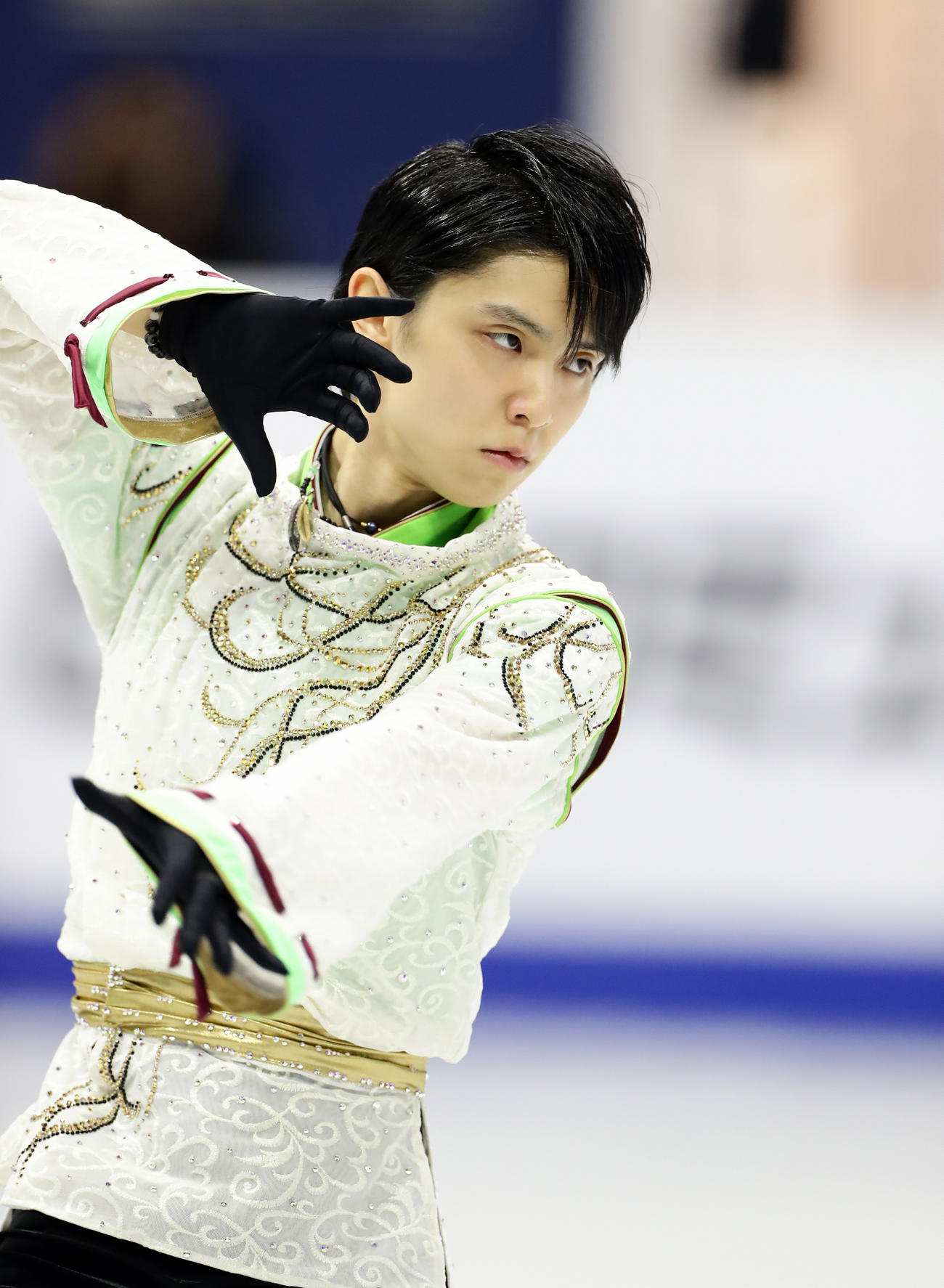 フィギュアスケート4大陸選手権　最終日　男子フリー　SEIMEIを演じる羽生結弦（2020年2月9日撮影）