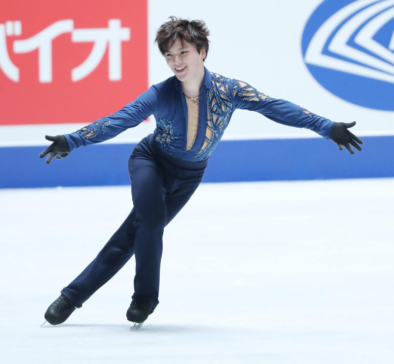 練習で演技の確認を行う宇野昌磨（2019年12月22日撮影）