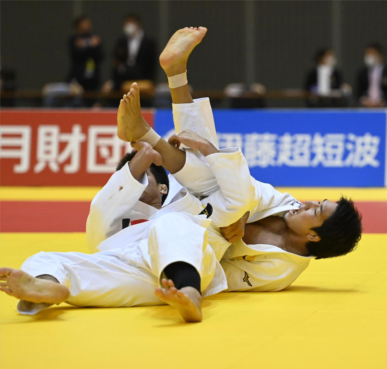 講道館杯全日本柔道体重別選手権　男子81キロ級　小原拳哉対丸山剛毅　優勝した小原拳哉（代表撮影）