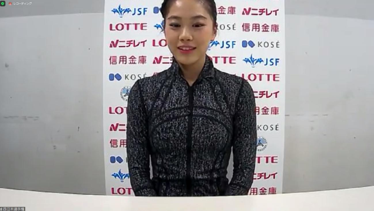 西日本選手権のジュニア女子で2位に入った吉田陽菜