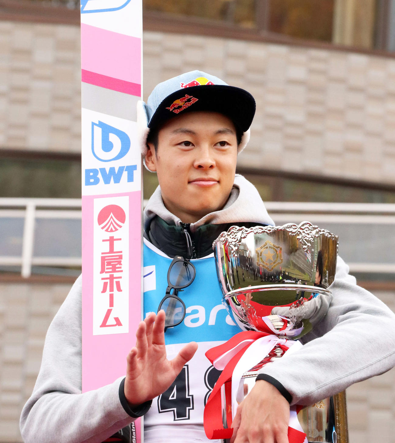 2年連続3度目の優勝を飾った小林陵（撮影・浅水友輝）