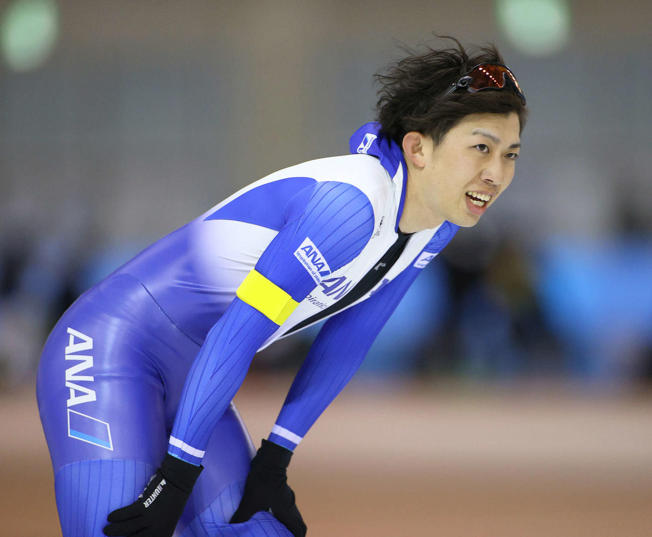 男子1500メートルで優勝した一戸誠太郎（代表撮影）